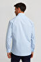 Blue Regular Fit Cotton Buttoned Pascha Collar Shirt - 2