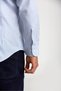 Modern Fit Long Sleeve Italian Collar Navy Blue Classic Men's Shirt - 3