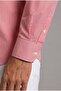 Red Regular Fit Pocketless Long Pasha Collar Shirt - 4