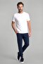 Navy Blue Polyester Sweatpants Set - 3
