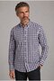 Beige Regular Fit Cotton Long Collar Shirt