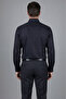 Black Regular Fit Cotton Pocketless Classic Collar Shirt - 2
