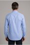 Blue Regular Fit Cotton Oxford Sport Shirt - 2