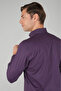 Navy Blue Regular Fit Cotton Long Sleeve Checkered Shirt - 2