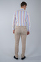 Camel Linen Lace-Up Elastic Sports Pants - 2