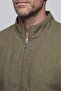 Khaki Summer Linen Men's Coat - 3