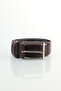 Burgundy Leather Side Belt