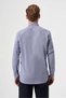 Regular Fit Long Sleeve Navy Blue Sports Men's Shirt - 2