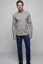 Brown Regular Fit Cotton Buttoned Pascha Collar Shirt - 5