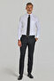 White Regular Fit Cotton Classic Collar Shirt - 5