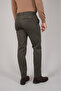 Khaki Cotton 4-Pocket Men's Basic Sports Pants - 2
