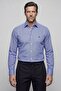 Navy Blue Regular Fit Pocketless Classic Long Collar Shirt