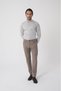 Beige Cotton Pocketed Sports Pants - 4