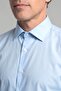 Blue Regular Fit Cotton Pocketless Classic Collar Shirt - 3