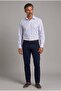 White Regular Fit Pocketless Long Collar Shirt - 5