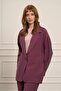 Women's Comfortable Fit Begonia Jacket Suit Plum 30777 - 3