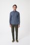 Navy Blue Regular Fit Cotton Shirt - 3