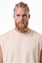 Men's Oversize Crew Neck Basic Athlete T-Shirt Butter - 2