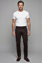 Brown Pocket Zippered Classic Sports Trousers