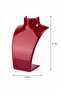 Stand for Necklace Acrylic Red 14X21 cm - 2