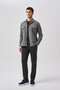 Studio Men's Long Sleeve Double Pocket Lumberjack Shirt Anthracite - 2