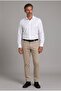 White Regular Fit Cotton Pocketless Classic Long Collar Oiron Shirt - 5