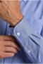 Blue Regular Fit Long Pasha Collar Shirt - 4