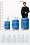 Travelus Expandable Printed PC Cabin Size 20 Inch (7-10kg) Luggage, Hard Shell, Lightweight, Combination Lock, Carry On - 6