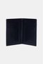 Men's Patterned Leather Wallet Navy - 3