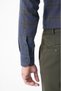Green Regular Fit Cotton Pasha Collar Dark Shirt - 8