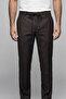 Brown Wool Zippered Classic Jogger Marvil Sports Pants - 5