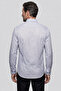 Blue Regular Fit Pocketless Long Pasha Collar Shirt - 2