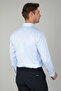Light Blue Regular Fit Cotton Long Sleeve Shirt - 2