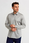 Gray Regular Fit Cotton Platinum Shirt - 5