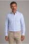 Light Blue Regular Fit Cotton Pocketless Long Collar Shirt