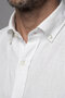 Men's Short Sleeve Pasha Collar Pocketless Button Shirt White - 3