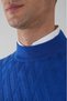 Sax Regular Fit Wool Half Fisherman Jacquard Knitwear - 3