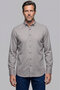 Brown Regular Fit Cotton Buttoned Pascha Collar Shirt