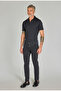 Anthracite Denim Cotton 5 Pocket Men's Trousers - 6