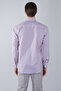 Orange Regular Fit Cotton Pocketless Pascha Collar Shirt - 2
