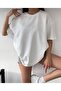 White Oversize Women's T-shirt - Wide Fit - 2