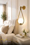 Water Drop Gold Sconce