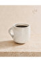 Handmade Spotted White Ceramic Mug - 2