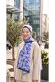 Organic Viscose Silk İnci̇ra Shal - Floral Pattern - 3