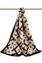 Crepe Geometric Patterned Black Color 75X195 Non-Fading Shawl - 7