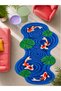 Sdt Fish Theme Patterned Modern Woven Base Decorative Carpet Mosso3319 - 3