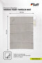 Wachsblume Microfiber Sensitive Surface Cleaning Cloth 70X50 cm - Gray - 6