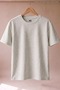 Men's Casual Patterned Premium Summer Green Linen T-Shirt