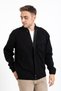 Men's Middle-Aged and Older Men's Knitwear Knitted Lined Acrylic Zippered Winter Dad Cardigan 3065