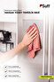 Wachsblume Microfiber Sensitive Surface Cleaning Cloth 50X40 cm Pink - 4